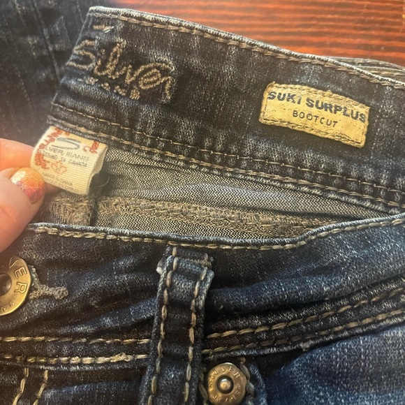 Silver jeans suki boot cut 29w/32L (6/8 US) - Picture 2 of 8
